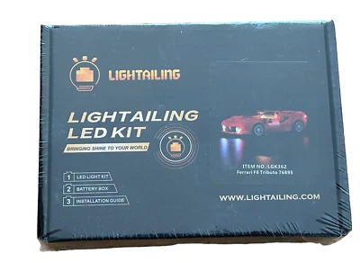 Lightailing LED Lighting Kit for Lego 76895 - Ferrari F8 Tributo w/ Battery Box Foto 1 de 4