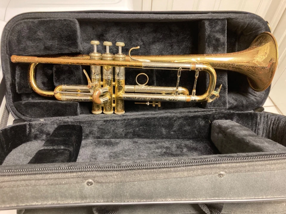 Trompeta Vincent Bach b-flat Stradivarius acabado original diámetro ML serie #25291 Foto 1 de 4