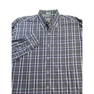 Camisa Peter Millar Algodón Cuadros Abotonada Talla L Usada en Excelente Condición - Imagen 1 de 5