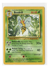 Pokémon TCG - Beedrill - Base Set 17/102 - Unlimited Rare - LP