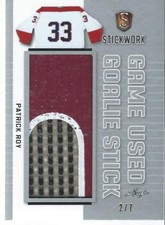 2017-18 Leaf Stickwork Game Used Goalie Stick PATRICK ROY 2/7 #GGS-22 Montreal