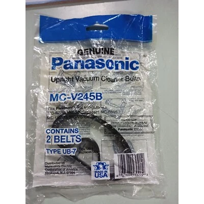 Genuine Panasonic Upright Vacuum Cleaner Belts MC-V245B NEW - image 1 of 3
