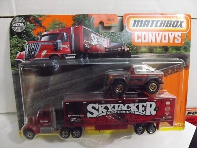 2021 Matchbox Convoys Lonestar Cab & Box Trailer with 1972 Ford Bronco 4X4 # 1/8 - Image 1 of 3