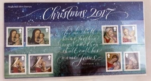 Royal Mail Weihnachten 2017 Briefmarken Präsentationspaket - Bild 1 von 2