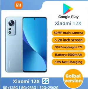 Xiaomi 12x 5G 128GB 256GB 50MP LTE Smartphone Android Globale Sbloccato Nuovo Sigillato - Foto 1 di 20