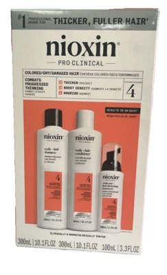Nioxin Pro Clinical System 4, Colored, Dry, Damaged Hair, Combats Thinning - Image 1 of 4