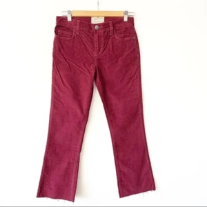 Aktuelle Elliott Hose Damen Größe 25 Cord The Kick Jeans Straight Farbe Weinrot - Bild 1 von 6