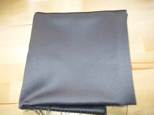 Pewter gray color matte poly satin dress/home decor fabric 58"w x 3/4 yard - Picture 1 of 1