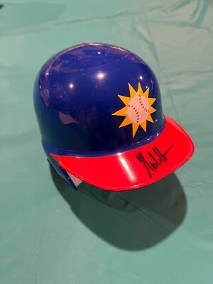 Gabe Kapler Autographed Jacksonville Suns Minor League Baseball Mini Helmet - Image 1 of 4