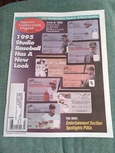 June 9, 1995 Sports Collectors Digest Studio Baseball A Rod/Clemens/Thomas/Bonds - Picture 1 of 4