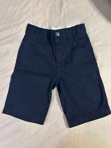 NEW! Gap Navy Blue Uniform Shorts Size 7 Slim - Picture 1 of 11