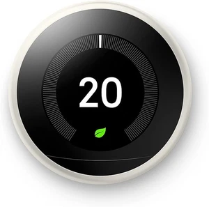 Google Nest Learning Thermostat Programmable Smart 3rd Gen T3017US - White - Picture 1 of 4