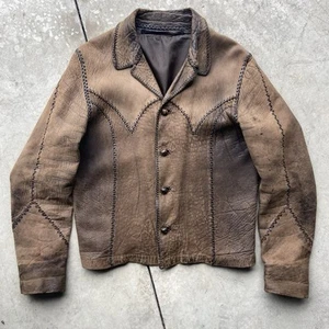 1960s Whipstitch Leather Jacket North Beach Leather - Picture 1 of 3