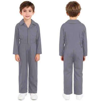 EE. UU. Niñas Niños Mono Cuello Abajado Cremallera Frontal Mono Disfraz Juegos con disfraces Foto 1 de 4