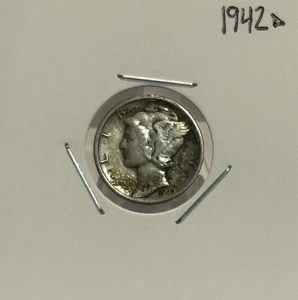 1942 D Merkur Groschen, 90% Silber, sehr schön, geringe Auflage! 🔥 - Bild 1 von 2