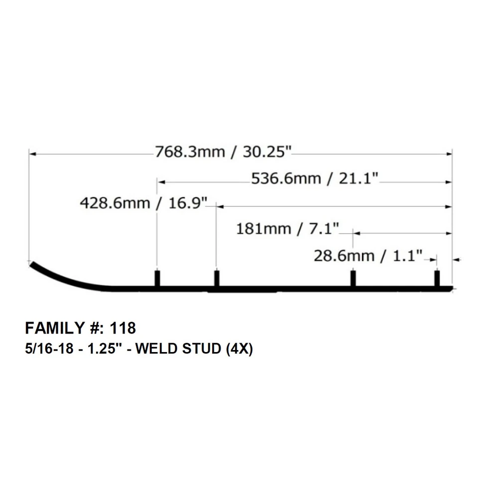 Carburos SPI 4" para Arctic Cat se adapta a algunas motos de nieve 1990-1998 Foto 1 de 1