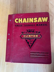 RARE 1950s Vintage Clinton Chainsaw Sales & Service Dealership Manual - Picture 1 of 8