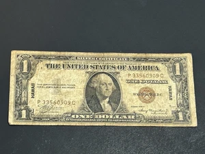 1935 A ***Hawaii*** $1 Silver Certificate Note US Bill LOW Shipping!!! - Picture 1 of 2