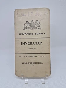 Ordnance Survey - Hoja 22 INVERARAY: 2 millas a 1"; parte posterior de lino 1908 - Imagen 1 de 11