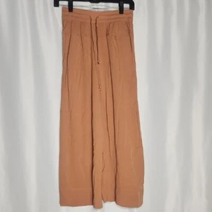 The Odells Cropped Culottes Pant Tan Neutral Womens Size X Small Xs - Picture 1 of 5