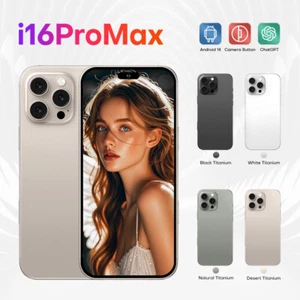 New i16 Pro Max 6.8" HD Smartphone Android Unlocked Global 8+512GB Dual SIM - Picture 1 of 28