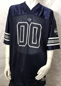 Hard Rock Cafe Niagara Falls Football Jersey Adult Size Large Navy Blue - Picture 1 of 6