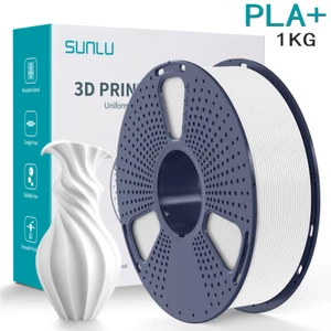 SUNLU 1KG White PLA+ 3D Printer Filament 1.75mm PLA Plus For FDM 3D Printers - Picture 1 of 10