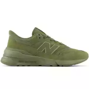 New Balance Herren Grün Leder Sneaker Turnschuhe Sportschuhe (U997RMF) - Bild 1 von 5