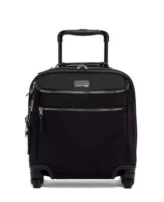 NEW Tumi VOYAGEUR LEGER OXFORD COMPACT 4 Wheel Carry-On Case BLACK w/ GUNMETAL