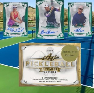 2023 Leaf Pickleball Premier Match Point Edition Box - 1 AUTO PER BOX