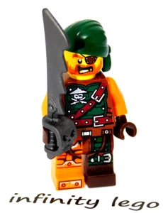 LEGO Bucko Minifigure Sword with Skull Hand Guard Ninjago Skybound Dragon 70599 - Picture 1 of 3