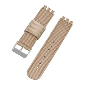 Premium Nylon Canvas Sports Watch Band Strap 17/19/20mm for Swatch Accessories - Picture 1 of 37