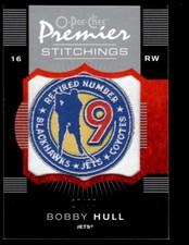 2007-08 O PEE CHEE PREMIER STITCHINGS PATCH  /99 BOBBY HULL