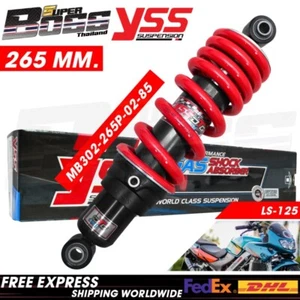 YSS DTG Shock Absorber Red/Black 265mm For HONDA LS125R 1999-2002 - Picture 1 of 6