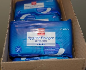 Rewe Hygiene Einlagen Extra Plus 10x8x4 (320 St) - Bild 1 von 2