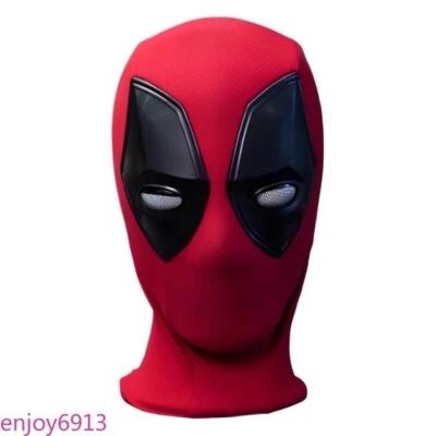 Deadpool Capucha Tocado Máscara Halloween Luz Parpadeante Eléctrica Música Control Remoto Foto 1 de 4