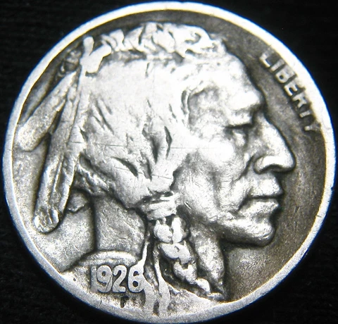 Original Tougher SHARP Date 1926-D BUFFALO NICKEL 5¢! FREE Shipping! JR61MJ Cover