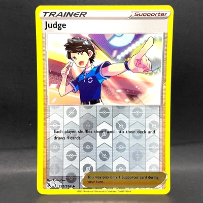 2021 POKEMON FUSION STRIKE JUDGE 235/264 REVERSE HOLO (UNCOMMON) - Image 1 of 2