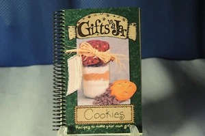 Gifts in a Jar, Cookies, Spiral bound PB recipe, cookbook - Imagen 1 de 4