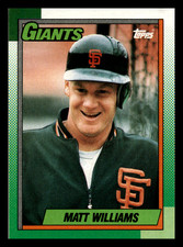 Matt Williams  1990 Topps  #41 San Francisco Giants NM-MINT
