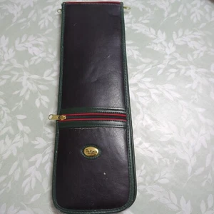 Estuche de viaje vintage Knightsbridge London con cierre de cremallera - Imagen 1 de 16