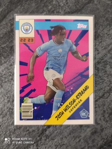 JOSH WILSON-ESBRAND RC Rookie - Insert Topps Manchester City Set 2022-23 MCH-1 