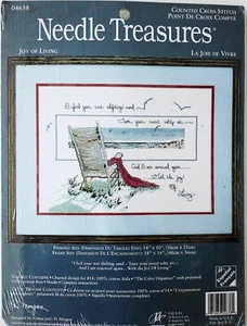 Needle Treasures Joy Of Living 14"x10" Cross Stitch Kit Sealed - Picture 1 of 3