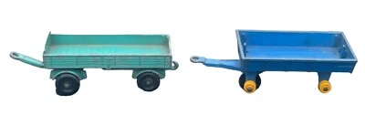 2 Vintage Lesney England Matchbox Series Farm Trailers Mercedes No2 Hay No40 - Image 1 of 4