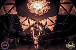 Pro Stainless Circus Aerial Lyra Hoop: rostet nicht wie andere! Einzellasche: 34 Zoll  - Bild 1 von 14