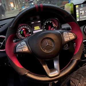 Hágalo usted mismo cubierta personalizada para volante de automóvil para Mercedes Benz C200 C250 C300 B250 B260 - Imagen 1 de 6