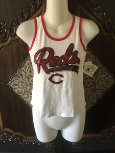 Cincinnati Reds Girl's Small (7/8) Tank Top - Picture 1 of 3