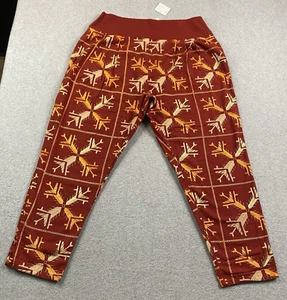 NWT $168 Free People Pants Womens Medium (Fits XL) Harem Baggy Taper Embroidered - Picture 1 of 22