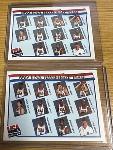 1991-92 NBA HOOPS USA BASKETBALL TEAM CARD #62 ( 2 Cards) - Picture 1 of 2