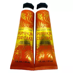 2-Pack Bath & Body Works PUMPKIN CUPCAKE Shea Butter Hand Cream 1 oz Each - Picture 1 of 4